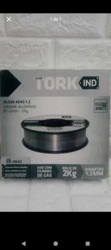 Arame solda alumínio 1,2MM 2KG Tork 