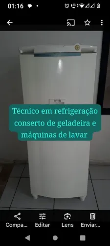 Conserto de manutenção.
