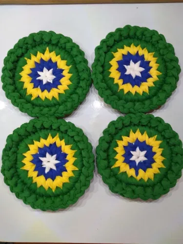 Kit descanso de copos Brasil 