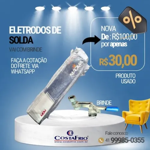 *Eletrodos de Solda MGM + Brinde - Ótimo Custo-Benefício*