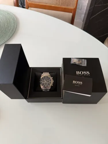 Relógio Masculino Hugo Boss Ikon 1512965 Cronógrafo Completo Azul Mar