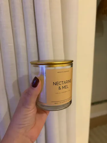 Vela aromática nectarina e mel