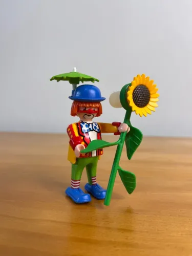 PLAYMOBIL Palhaço c/ girassol Mini Figure ano 2007