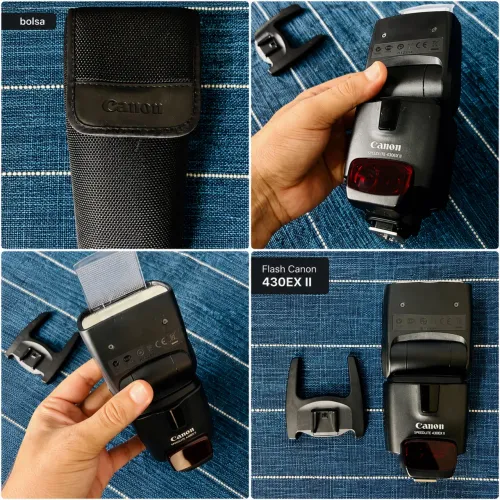 Flash Canon Speedlite 430EX II Original + Bolsa e Base | Excelente Estado