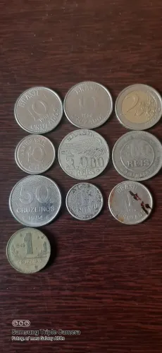 Notas e Moedas antigas