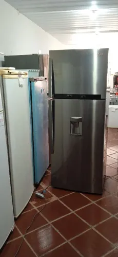 Geladeira LG duplex inox turbo semi novo 480 litros