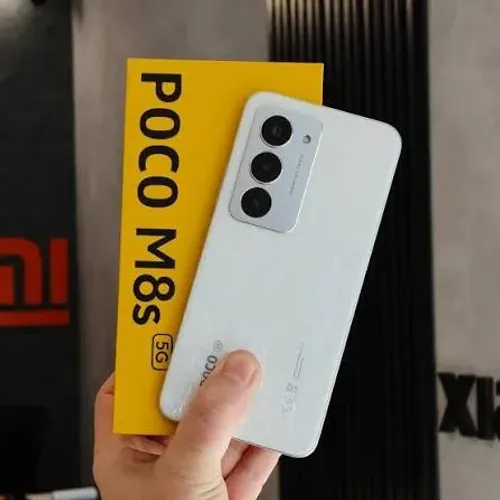 POCO M8S 5G 256/8GB R$1.549,00 BRANCO NOVO NA CAIXA