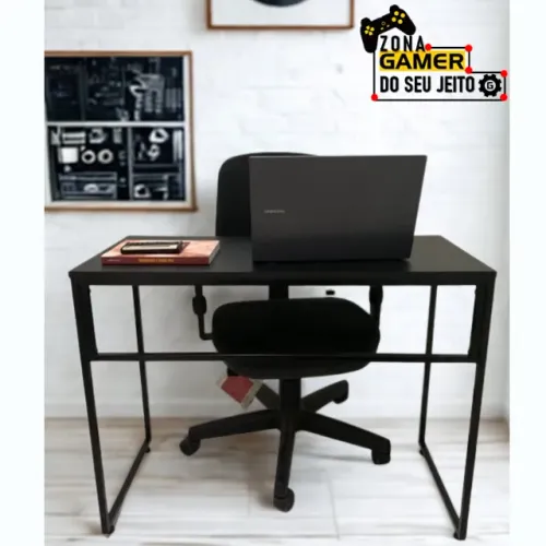 Mesa de Escritório NOVA Industrial Multiuso para Computador Notebook Gamer Office Gamer