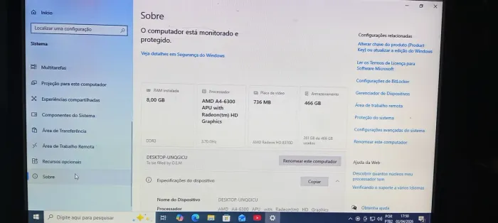 Pc completo. Roda alguns jogos