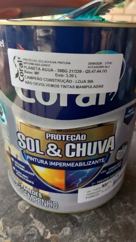 CORAL PROTEÇÃO SOL E CHUVA - AZUL PLANETA ÁGUA