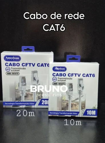 Cabo de rede CAT6 10 e 20M