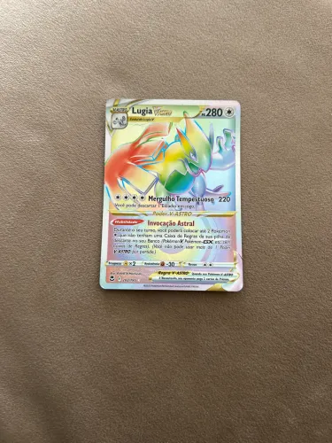 Carta Pokémon Lugia V astro rainbow