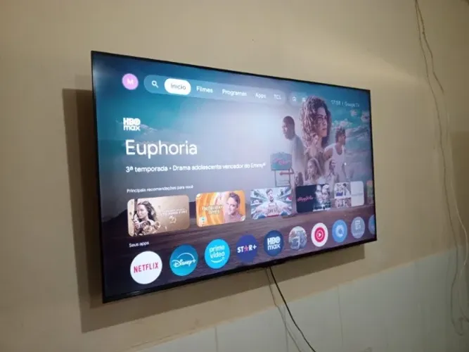 TV TCL GOOGLE TV 55 POLEGADAS; SEMINOVA