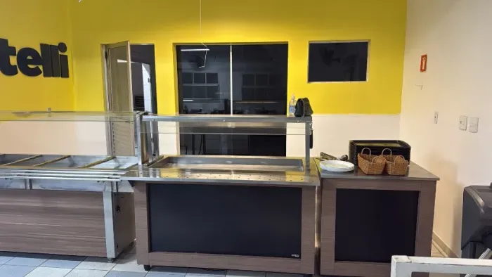 Vendo Rampa self-service restaurante, perfeita, 3 Módulo, rampa quente, fria e apoio prato