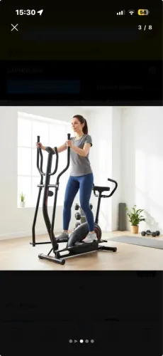 Vendo Elíptico 2 em 1 com Bicicleta Ergométrica