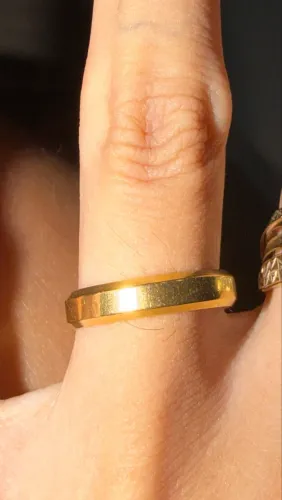 Aliança VIVARA original em ouro amarelo 18K (750)