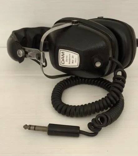 Fone de ouvido vintage, original DAM 331 - Anos 70