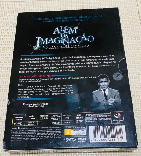 DVD seriado Além da Imaginação segunda temporada