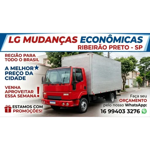 Mudanças Econômicas , (Melhor Preço da Cidade) Ribeirão Preto Para Todo Brasil!!