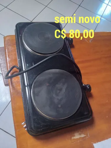 Fogão elétrico duas bocas