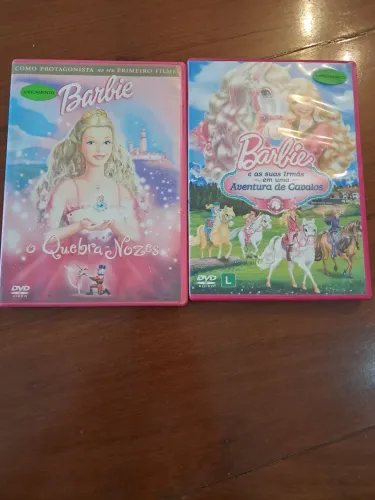 Lote dois dvds Barbie usados