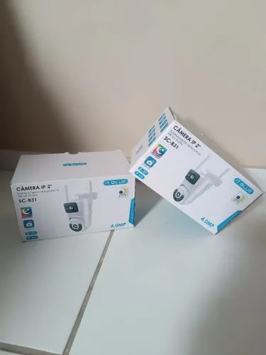Câmera dupla wi-fi