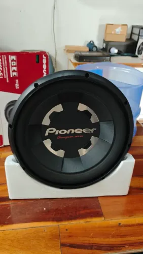 Alto falante Pioneer de 12 Cara Preta Bobina Dupla 400 rms novo