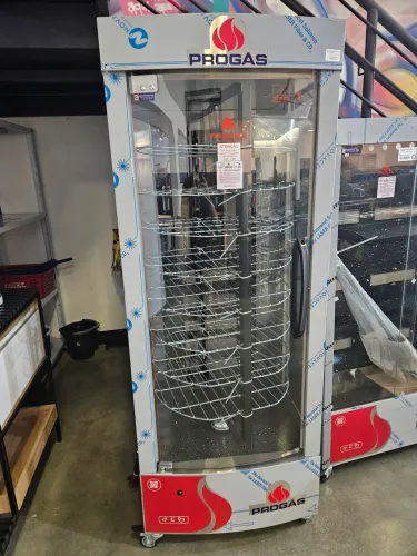 forno giratório multiuso a gás 128kg - a pronta entrega