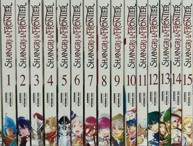 Mangás Shangri-la Frontier Vol1 ao 15