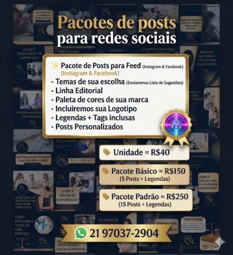 Posts / Flyers para Redes Sociais