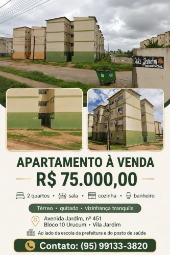 VENDE SE APARTAMENTO