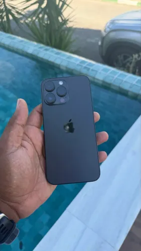 iPhone 14 Pro Max 128GB Preto Original + Capa Película Carregador