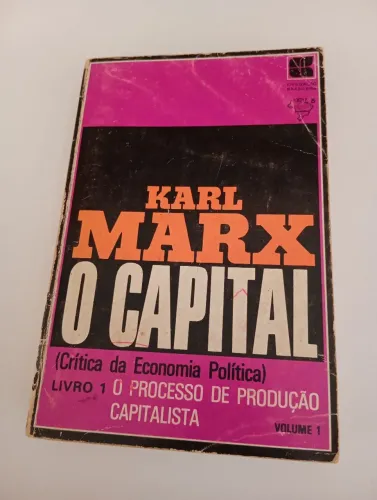 Karl Marx O Capital Livro 1 vol. 1