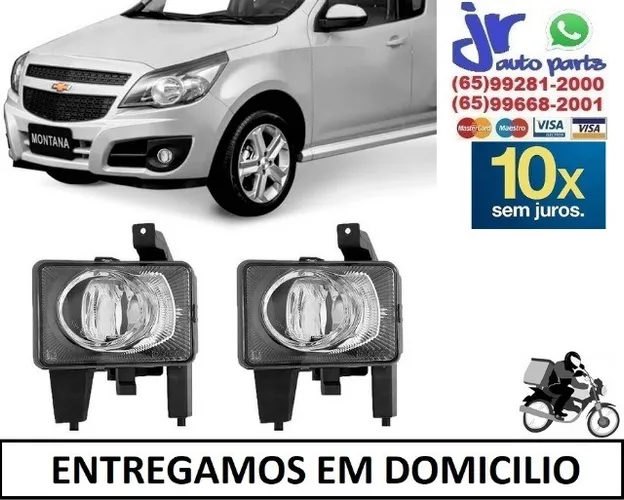 Par Farol de Milha Montana 2011 a 2019 Auxiliar Neblina