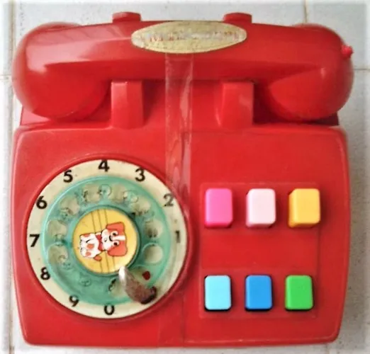 Telefone Que Fala - Seis Conversações -Glasslite-(Para Colecionador ou Decoração Temática)