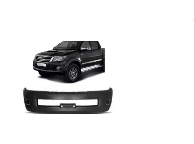 Para-Choque Dianteiro Hilux Preto Sem Furo Auxiliar Ano: 2008/2012