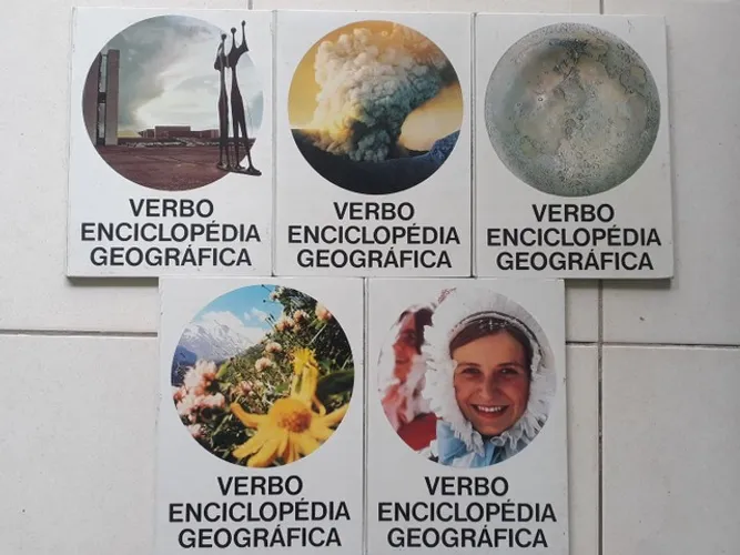 kit de livro verbo enciclopédia geográfica