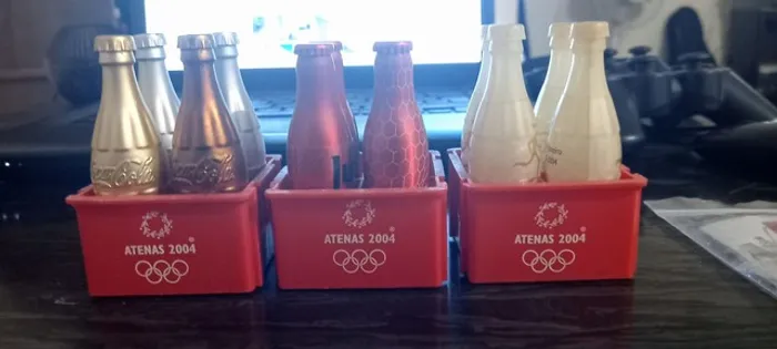 Mini garrafas da Coca Cola 
