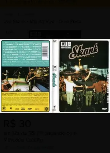 DVD SKANK ACÚSTICO MTV