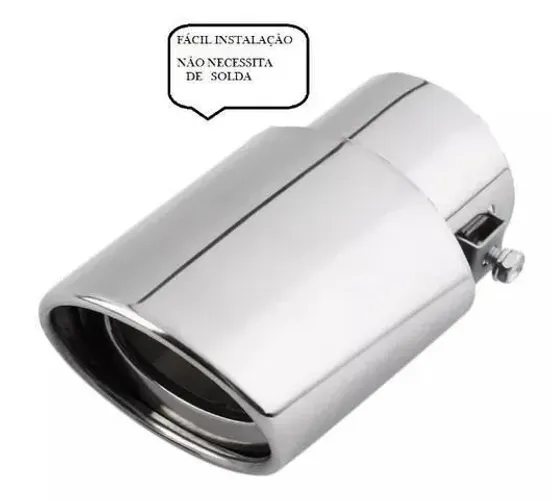 Ponteira Inox Briland - P/ Todos os Carros - C/ Descarga Reta