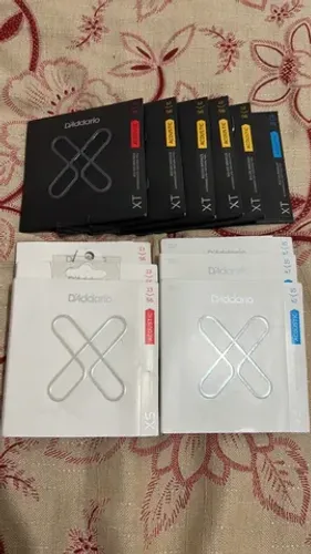 Cordas daddario XT e XS violão de aço