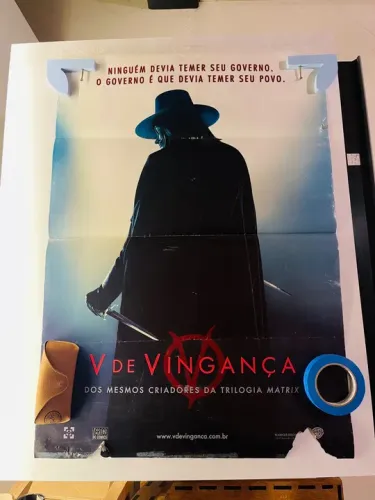 Pôster original de cinema V de Vingança