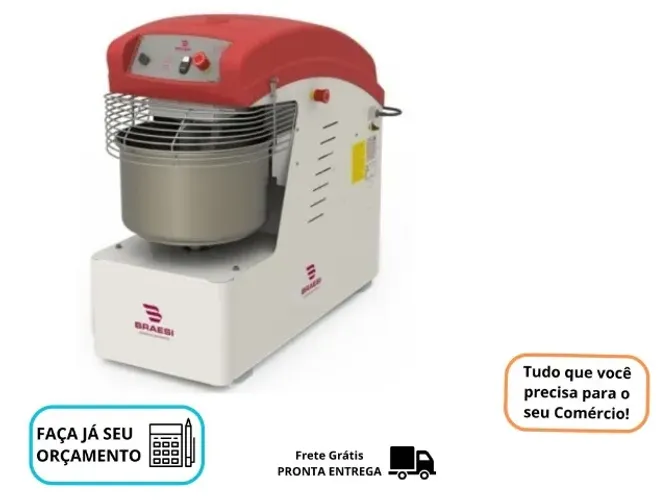 Amassadeira Espiral Nova 25/40 KG Braesi