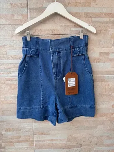 Shorts jeans Lê Lis Blanc, tamanho 36. 