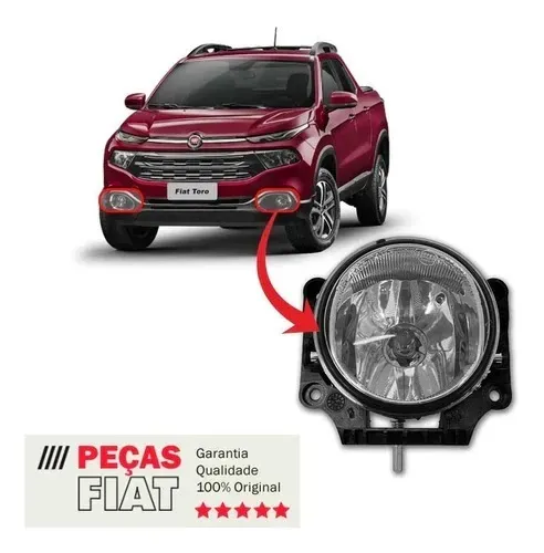 Farol De Milha / Neblina Fiat Toro Todos Original 52149814 52149814 usado