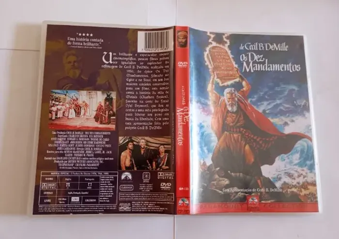 DVD Duplo Os Dez Mandamentos Original