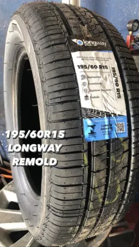 Pneus Remold Longway 195/60 Aro 15