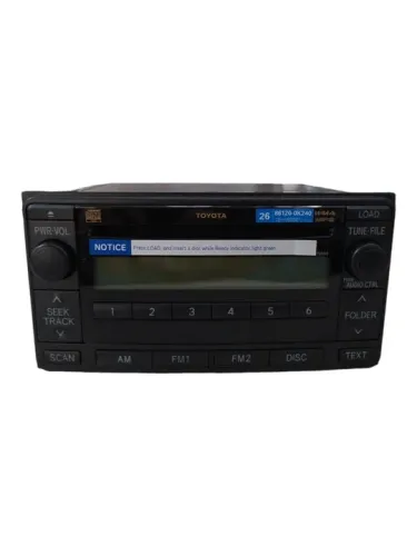Rádio Cd/Mp3 Original Toyota Hilux