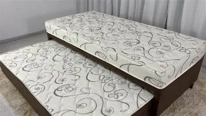 Bicama - Cama Solteiro com auxliar- D28- Nosso Sonho.