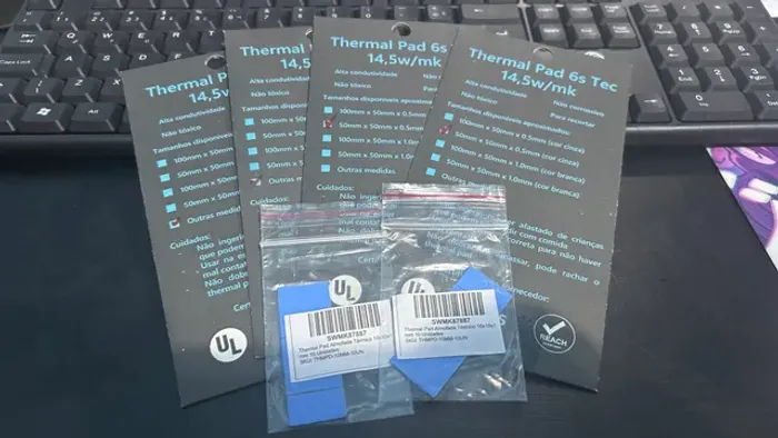 Thermalpad 0,5mm e 1,0 mm